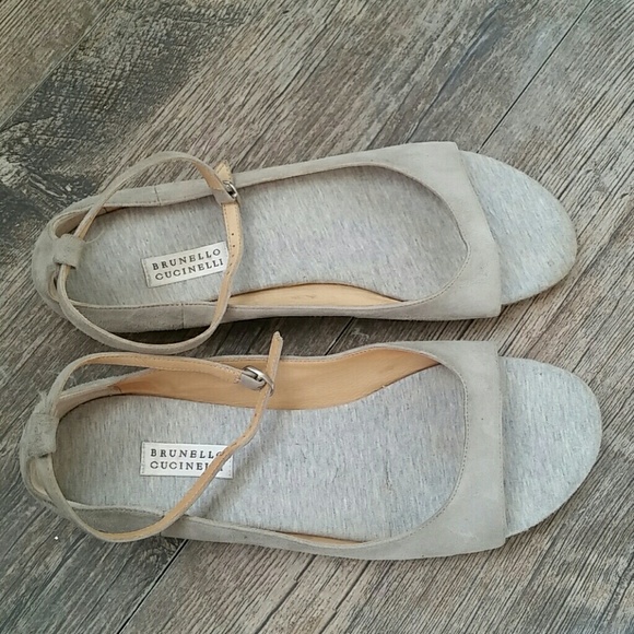Brunello Cucinelli  open toe flats - Picture 1 of 7